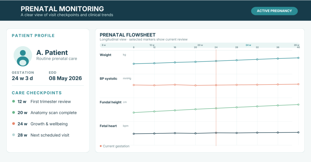 Prenatal Flowsheet